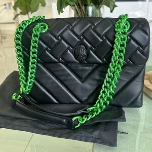 KURT GEIGER LONDON - LEATHER KENSINGTON BAG